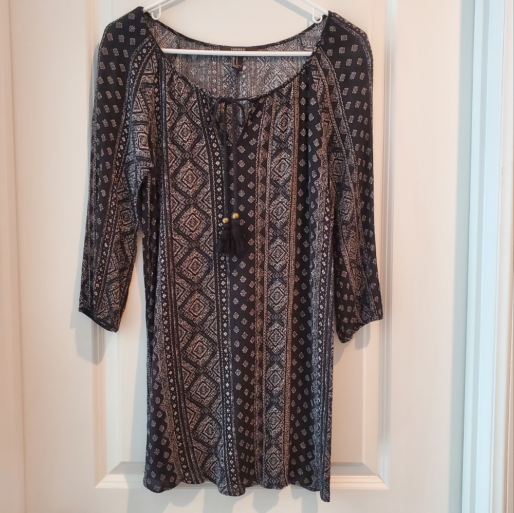 Black Tunic Top